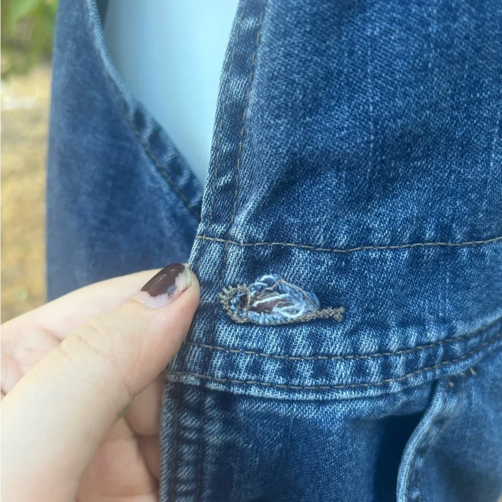 Vintage Medium Wash Overalls - Picture 3 of 3